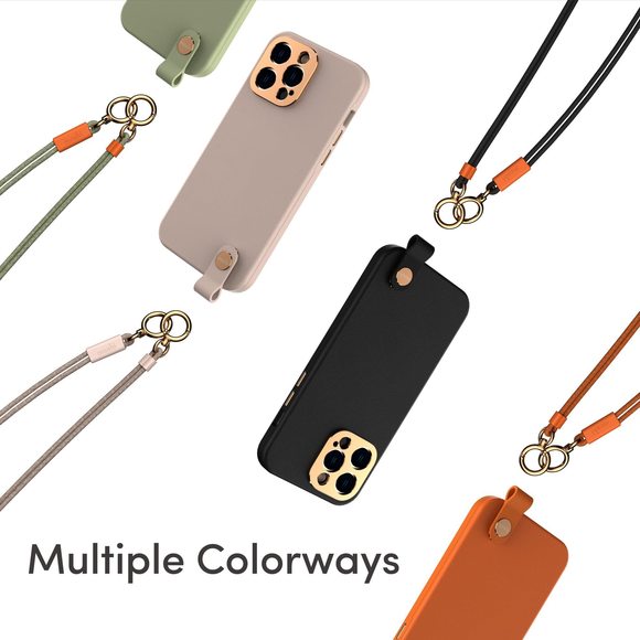 Crossbody Phone Strap - Midnht Black :| - Picture 9 of 9